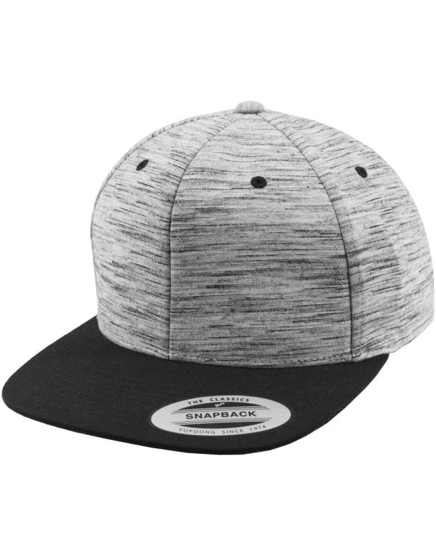 Stripes Melange Crown Snapback šiltovka 1