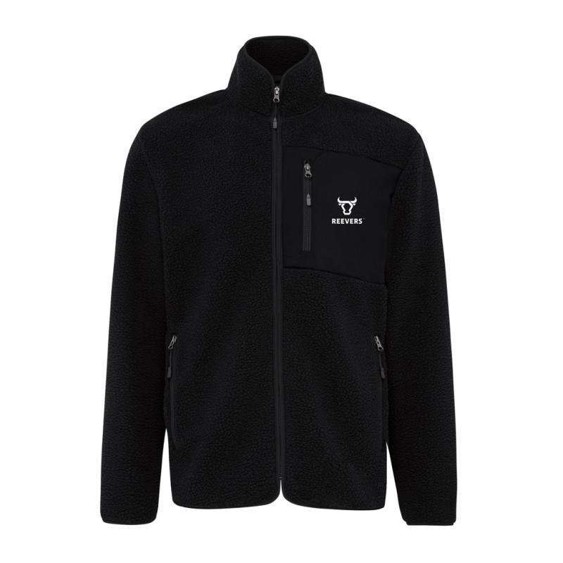 Pile fleece bunda IQONIQ Diran z recykl. polyesteru čierna XS 4