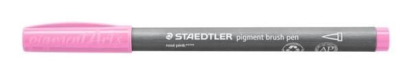 Fixka v tvare štetca, sada, STAEDTLER "Pigment brush 371", 12 rôznych pastelových farieb 4