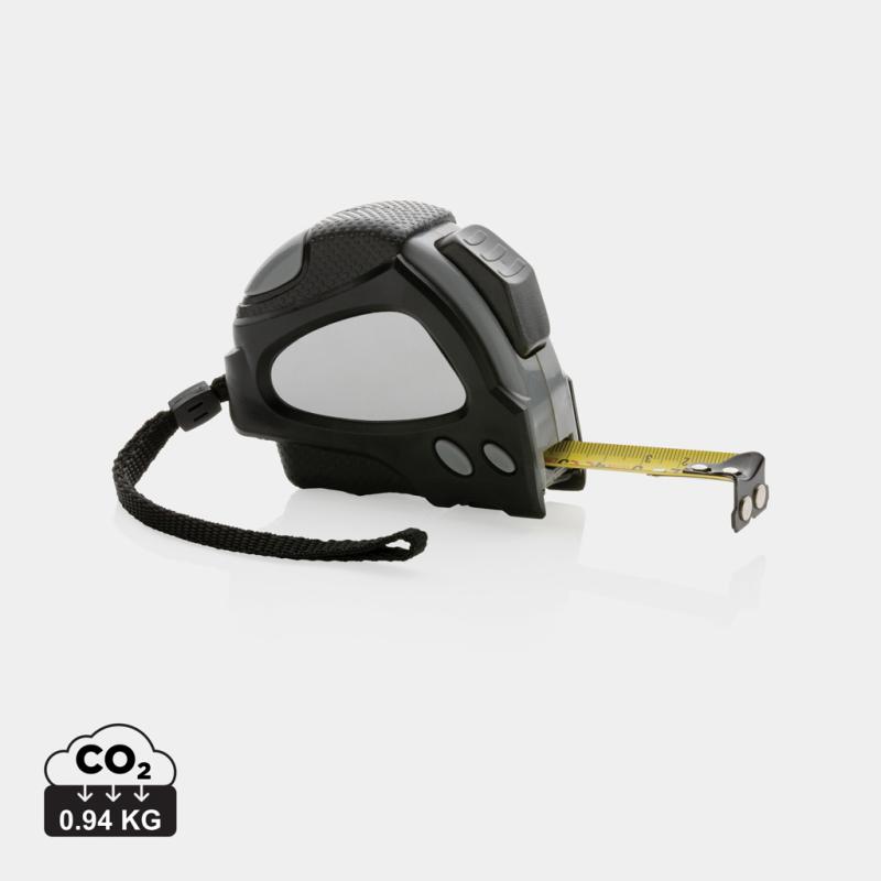 Zvinovací meter Auto stop 5m/19mm z RCS recykl. plastu čierna