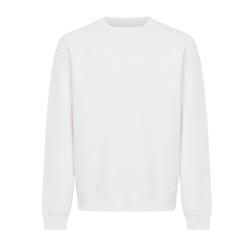 IQONIQ Toria Unisex mikina s okrúhl. výstrihom z rec. bavlny recycled white S 1