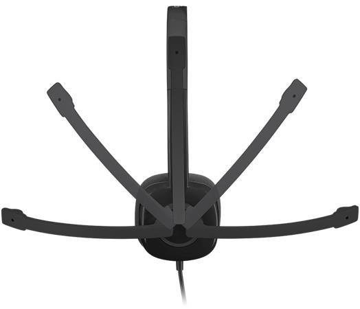 Slúchadlá, s mikrofónom, s káblom, LOGITECH "H151" 2