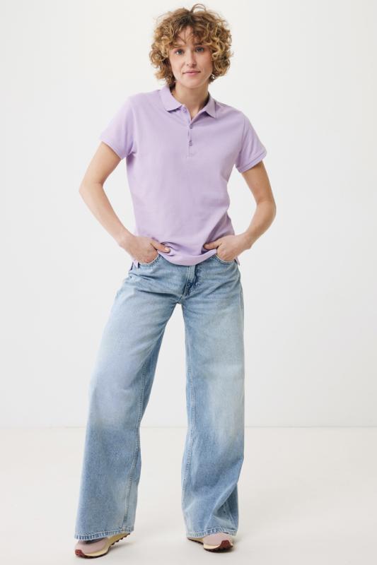 Dámske polo tričko IQONIQ Yosemite z recykl. bavlny lavender XS 5