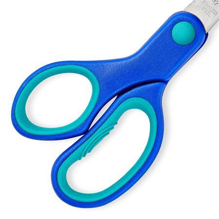 Nožnice, školské, 14 cm, pre ľavákov, STAEDTLER "Noris Club", modré 3