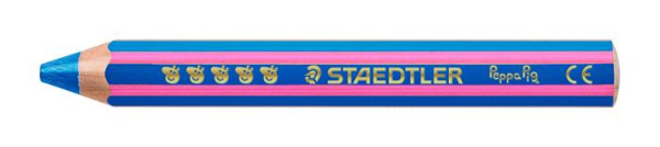 Farebné ceruzky, sada, šesťhranné, jumbo, STAEDTLER „Noris® junior 140", Peppa Pig, 12 far 4
