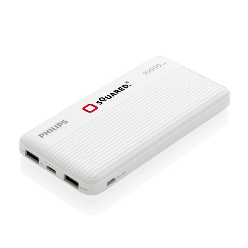 Slim powerbanka 10 000 mAh Philips biela 7