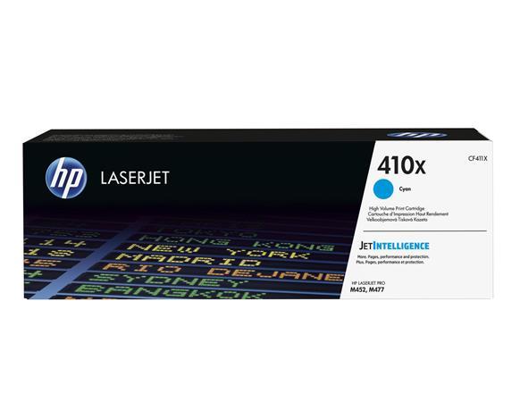CF411X Toner k tlačiarňam ColorlaserJet M452/477, HP, modrý, 5k 1