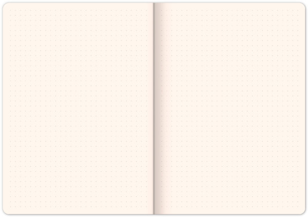 NOTIQUE Notes Vivella Classic čierny/modrý, bodkovaný, 15 x 21 cm 4