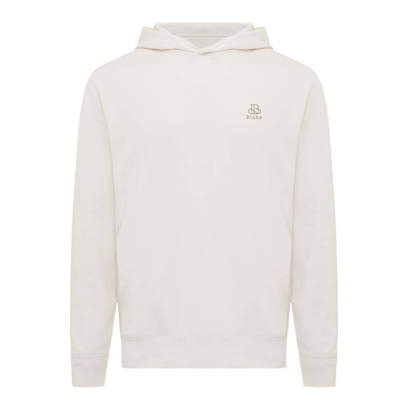 Mikina s bočnými vreckami IQONIQ Yengo z rec. bavlny ivory white XXL 3