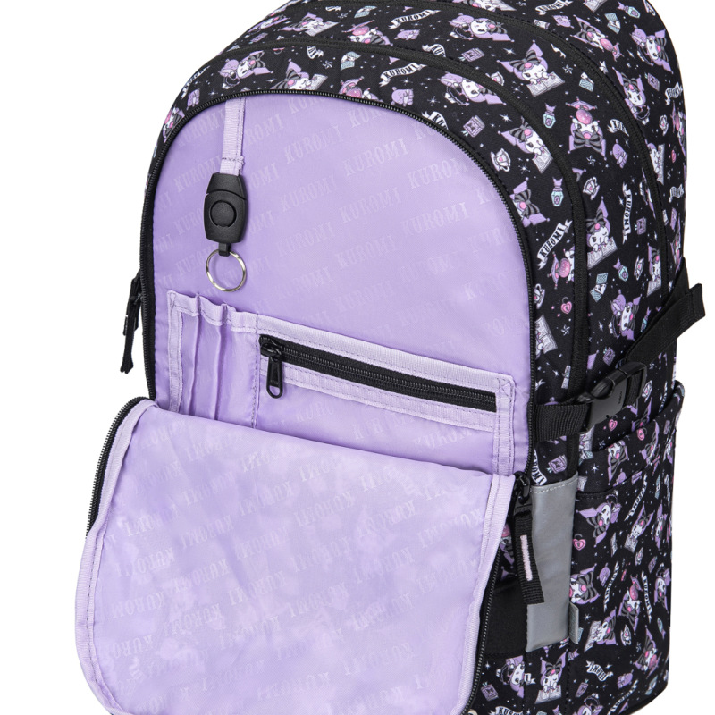 BAAGL Školský batoh Skate Kuromi Black GRS 7