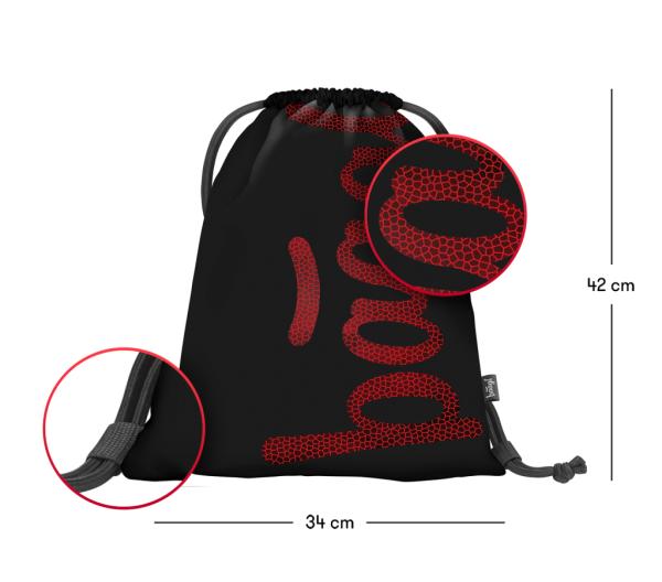 BAAGL Vrecko Skate Red 2