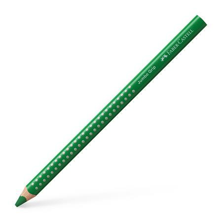 Farebné ceruzky, trojhranné, FABER-CASTELL "Grip 2001 Jumbo", zelená