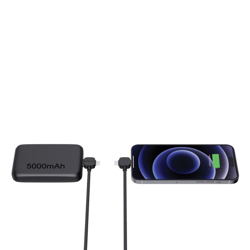 Magnetický kábel Urban Vitamin Stockton 65W z rec. TPE/PET čierna 5