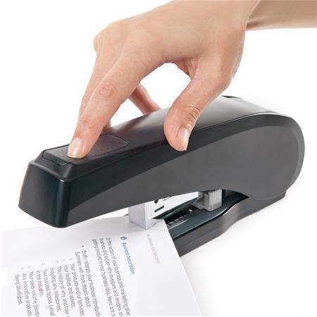 Zošívačka, veľkokapacitná, 90 listov, rovné zošívanie, plastová, RAPESCO "ECO X5" 2
