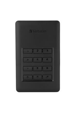 2,5" HDD (pevný disk), 1TB, USB 3.1, heslové šifrovanie, VERBATIM "Secure Portable", čiern 3
