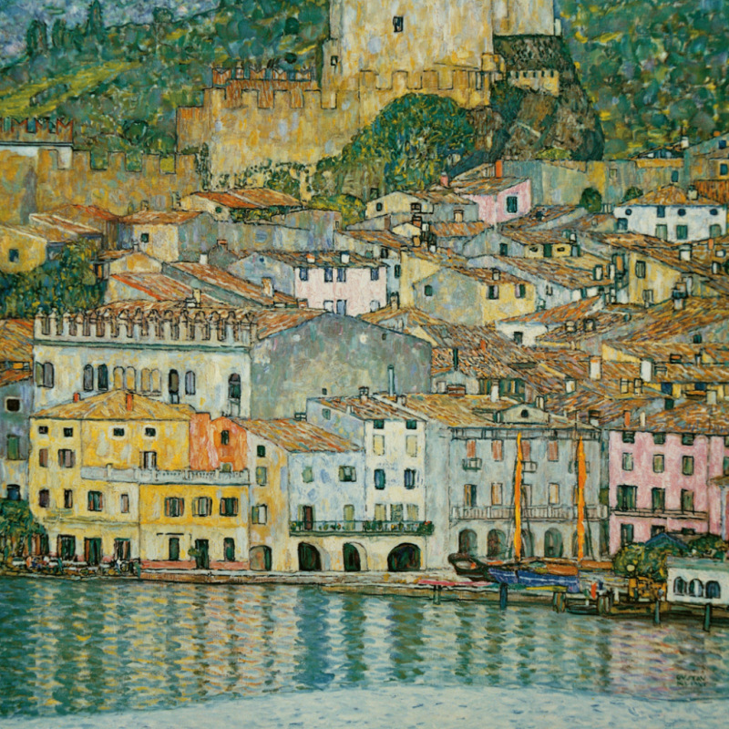 NOTIQUE Poznámkový kalendár Gustav Klimt 2027, 30 x 30 cm 10