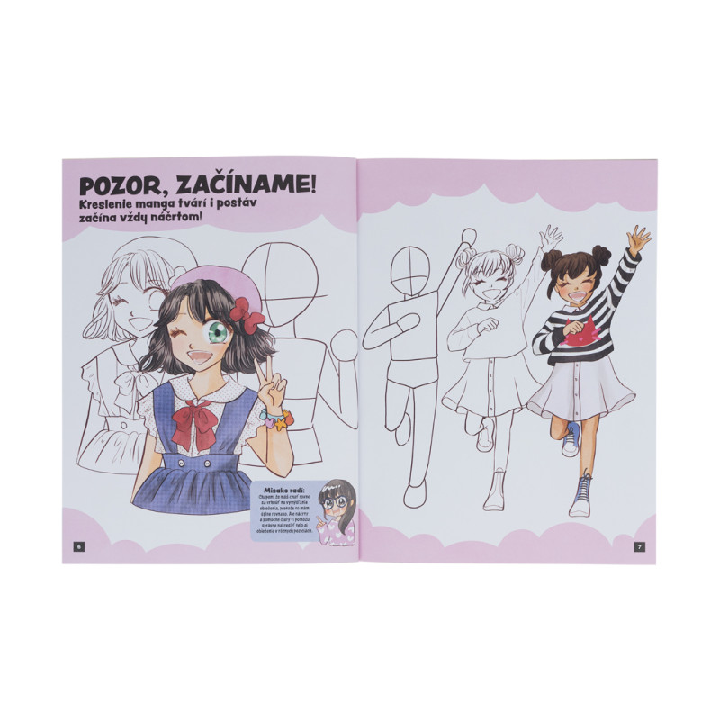 Ako kresliť KAWAII MANGA: MÓDA – Krok za krokom s MISAKO 1