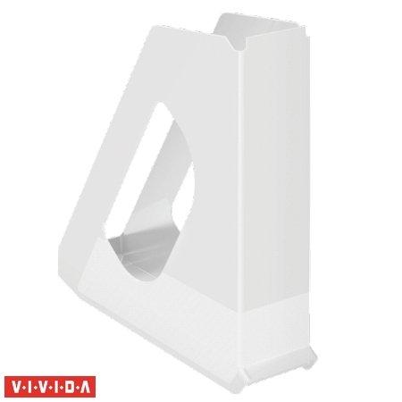 Zakladač, plastový, 68 mm, ESSELTE "Europost", Vivida biely 1