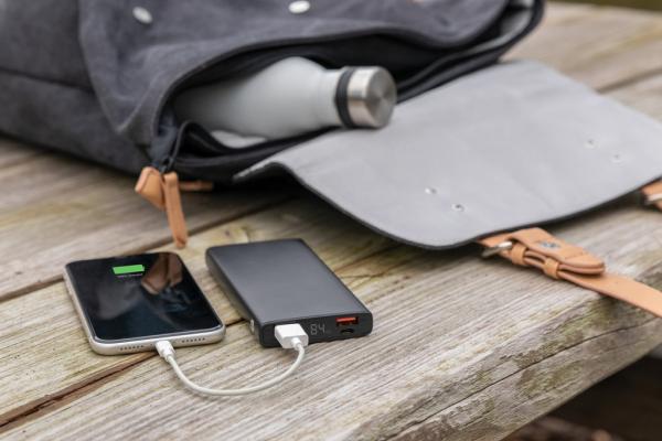 Hliníková 18W PD powerbanka 10 000 mAh čierna 7