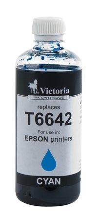 T6642 náplň do tlačiarní L100, 200mfp, VICTORIA, modrá, 100ml