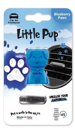 Osviežovač vzduchu do auta, LITTLE PUP "Blueberry Paws", modrý 1