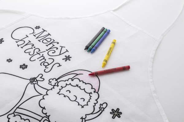 Julfar Cook vianočná zástera pre deti na vyfarbenie 1