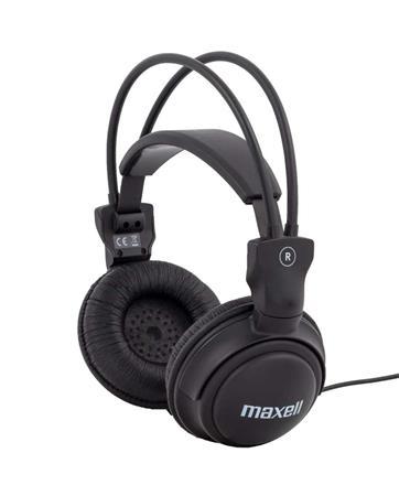 Náhlavné slúchadlá, drôtové, MAXELL "Home Studio", čierna 2