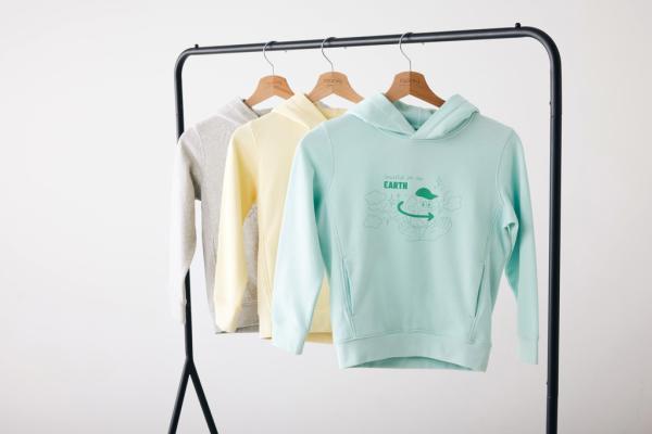 Detská mikina s bočnými vreckami IQONIQ Yengo z rec. bavlny cream yellow 5-6r (110-116cm) 4