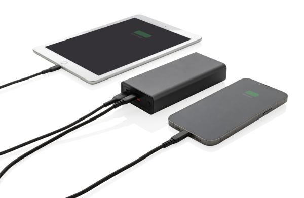 Powerbanka Terra 20 000mAh 20W z recyklovaného hliníka a ABS sivá 3