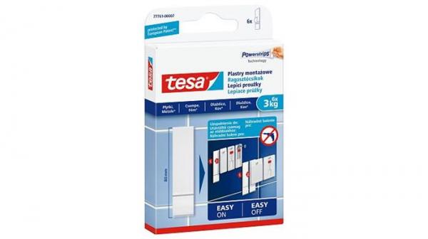Lepiace prúžky, náhrada, TESA "Powerstrips®", na kov a dlaždice 1