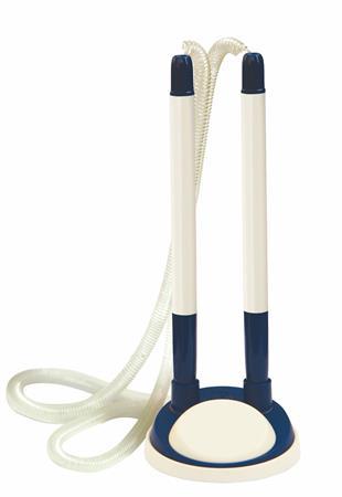 Klientske pero, 0,7 mm, modré telo pera, dvojité, FLEXOFFICE "Smart Holder", modré 1