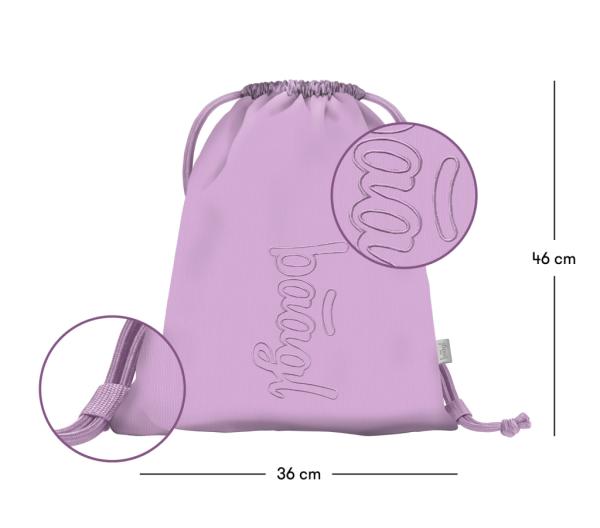 BAAGL SADA 3 Core Lavender: batoh, peračník, vrecko 14