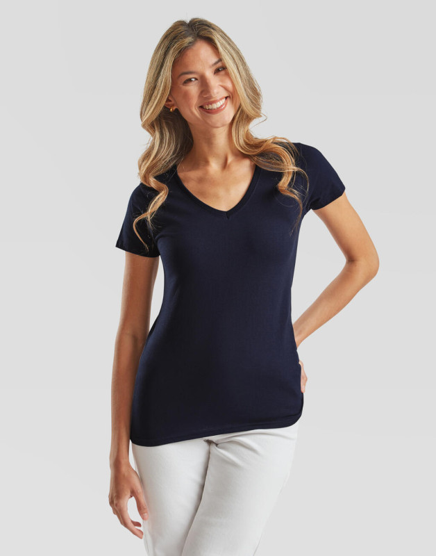 Dámske tričko V-neck