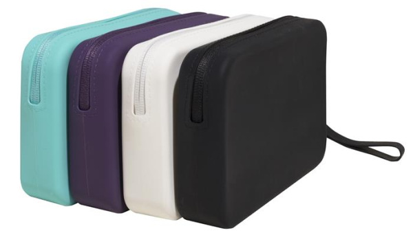 Peňaženka, silikónová, 18,5x12x3,5 cm, EXACOMPTA "Titane", mix farieb 1