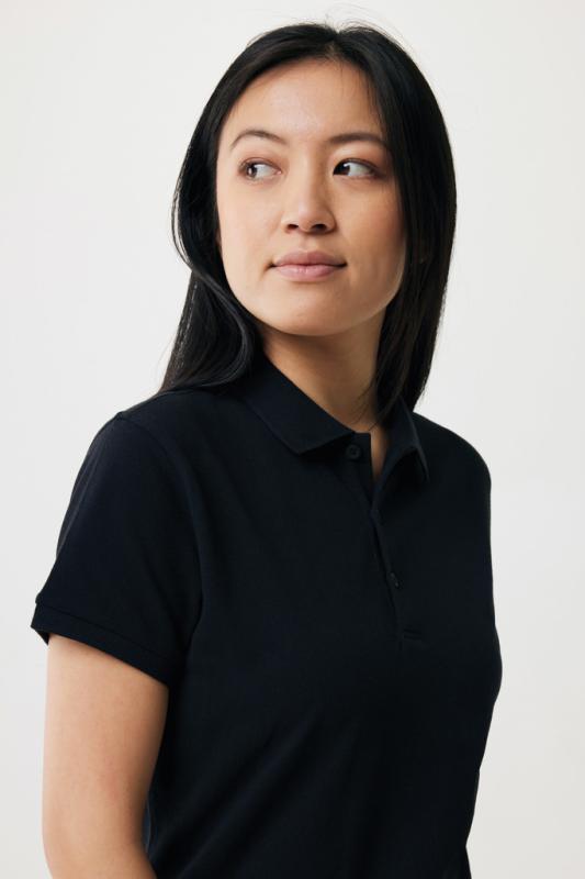 Dámske polo tričko IQONIQ Yosemite z recykl. bavlny čierna XXXL 7