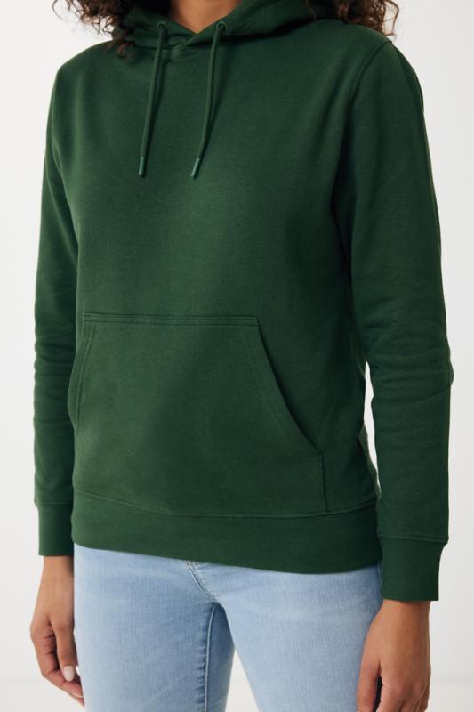 Ľahká mikina s kapucňou IQONIQ Rila z recykl. bavlny forest green XS 13