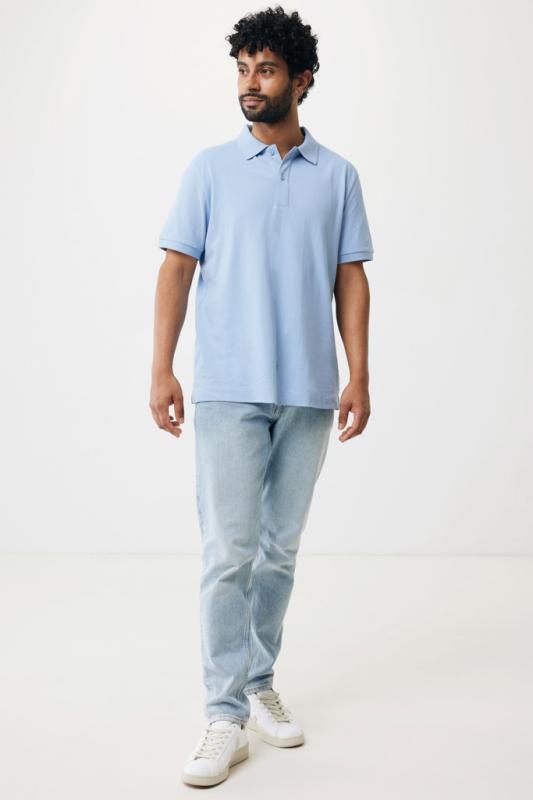 Polo tričko IQONIQ Yosemite z recykl. bavlny sky blue L 7
