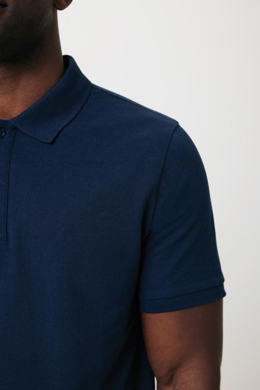 Polo tričko IQONIQ Yosemite z recykl. bavlny námornícka modrá L 15