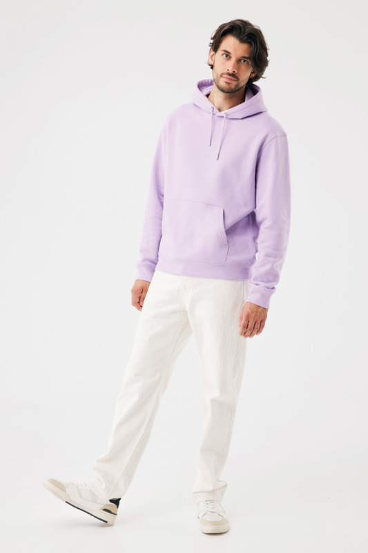 IQONIQ Joshua Unisex mikina s kapucňou z rec. bavlny lavender S 11