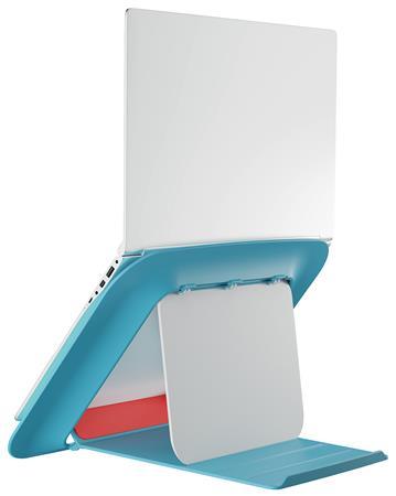 Stojan na notebook, nastaviteľný, LEITZ "Ergo Cosy", pokojná modrá 4