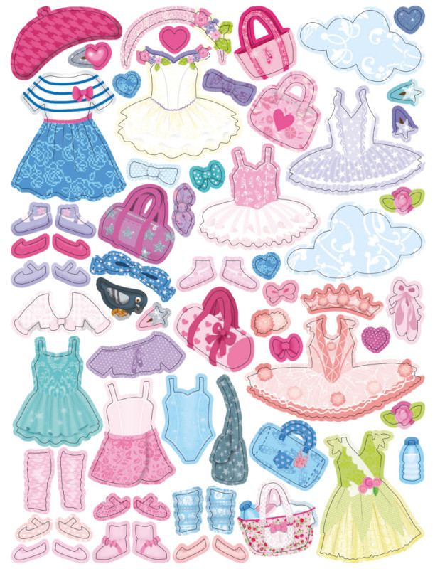 Šaty pre baletku EMMU – Kniha samolepiek 9