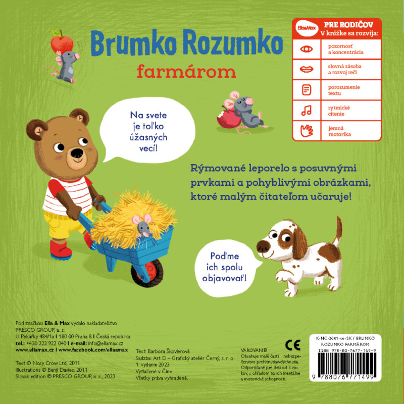 BRUMKO ROZUMKO FARMÁROM – Obrázky s pohyblivými prvkami 4