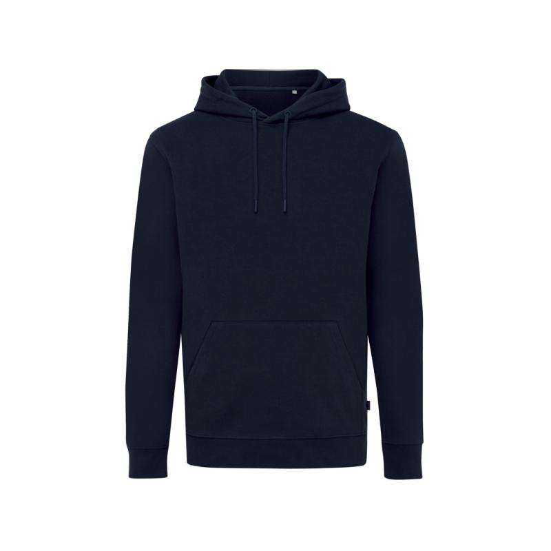 Mikina s kapucňou IQONIQ Jasper z recykl. bavlny námornícka modrá 4XL 1