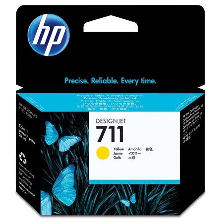 CZ132A náplň do tlačiarne DesignJet T120,T520, HP 711, žltá, 29 ml 1