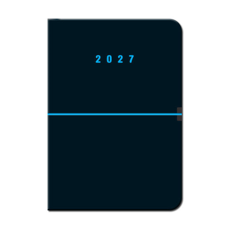 Týždenný diár A5 CAPRI Čierny 2027