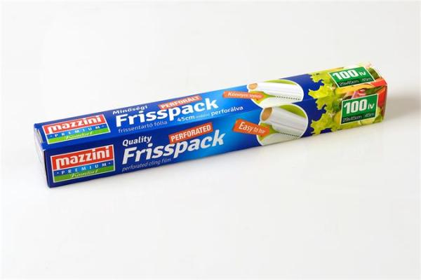 Potravinová fólia, perforovaná, 100 hárkov, 45 m, MAZZINI "Premium" 1