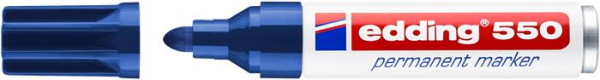 Permanentný popisovač, 3-4 mm, EDDING "550", modrý 2