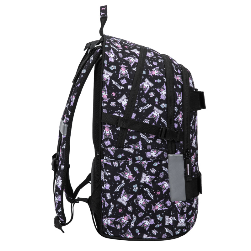 BAAGL Školský batoh Skate Kuromi Black GRS 2