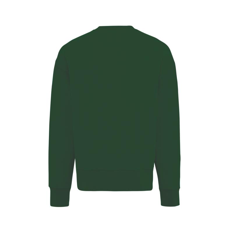 Mikina IQONIQ Kruger relaxed fit z recykl. bavlny forest green L 2