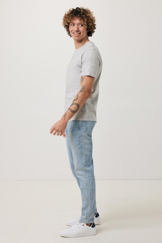 Tričko IQONIQ Brett z recykl. bavlny light heather grey 5XL 7